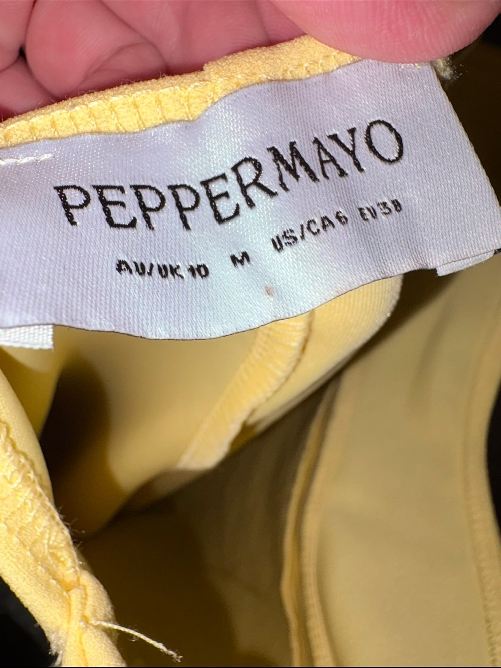 Peppermayo Cindy Mini Dress - Yellow - Picture 6 of 6